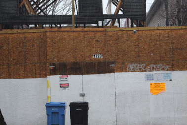  The city recently slapped a stop-work order on the building for exceeding work allowed in a permit  to fix the foundation. 